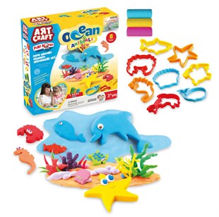 Art Craft Okyanus Hayvanlar Oyun HamuruBoyama ÜrünleriKM03574Art Craft Okyanus Hayvanlar Oyun Hamuru
