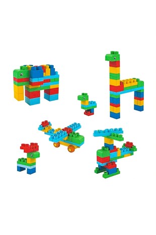 Plastik Lego ve Blok SetleriKMBJ75Soft Bloklar 40 Parça
