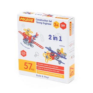 Plastik Lego ve Blok SetleriKMP72962Tasarım parçası Mucit 57Parça  (kutuda)